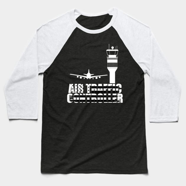 Air Traffic Controller Baseball T-Shirt by hadlamcom